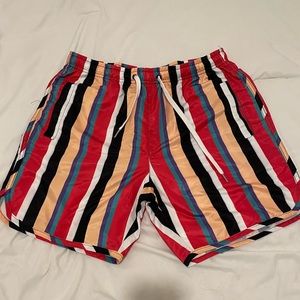 Striped Swim shorts